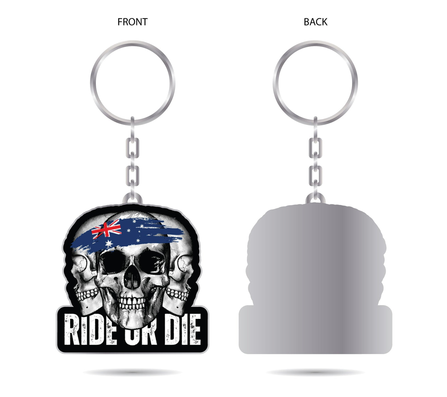 Ride or Die Keyring