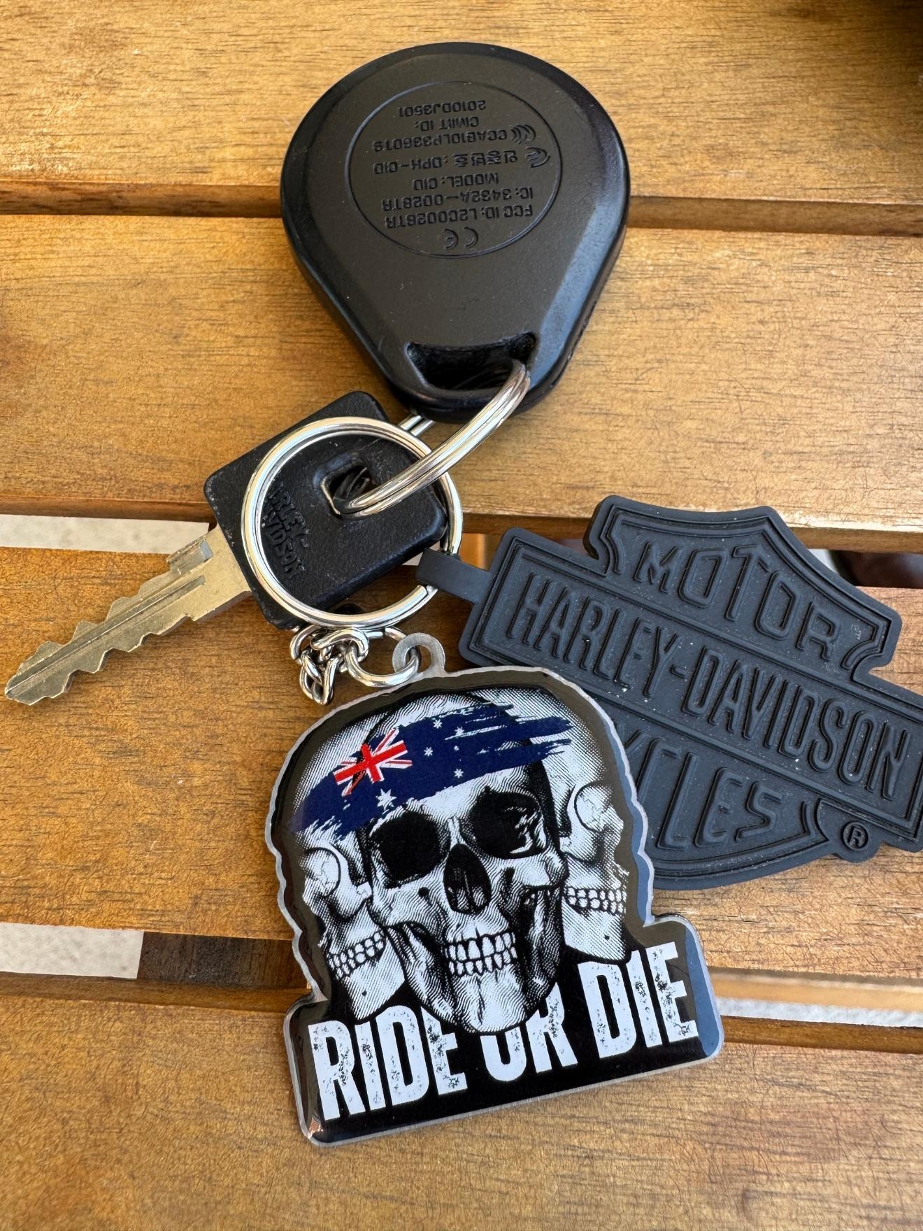 Ride or Die Keyring