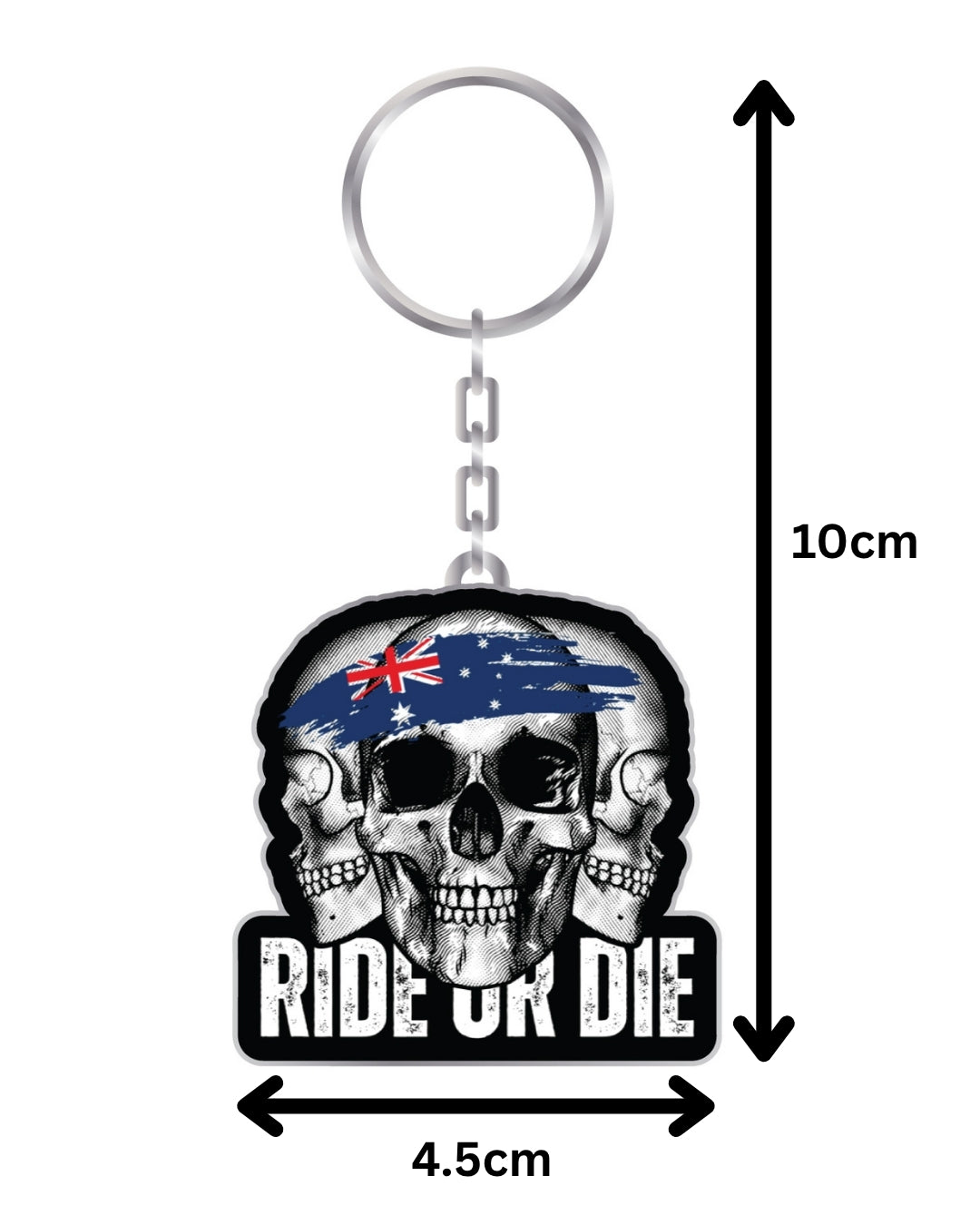 Ride or Die Keyring